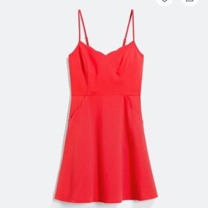 Market & Spruce Dress Market & Spruce Women’s XL Red Scallop Neck Dress